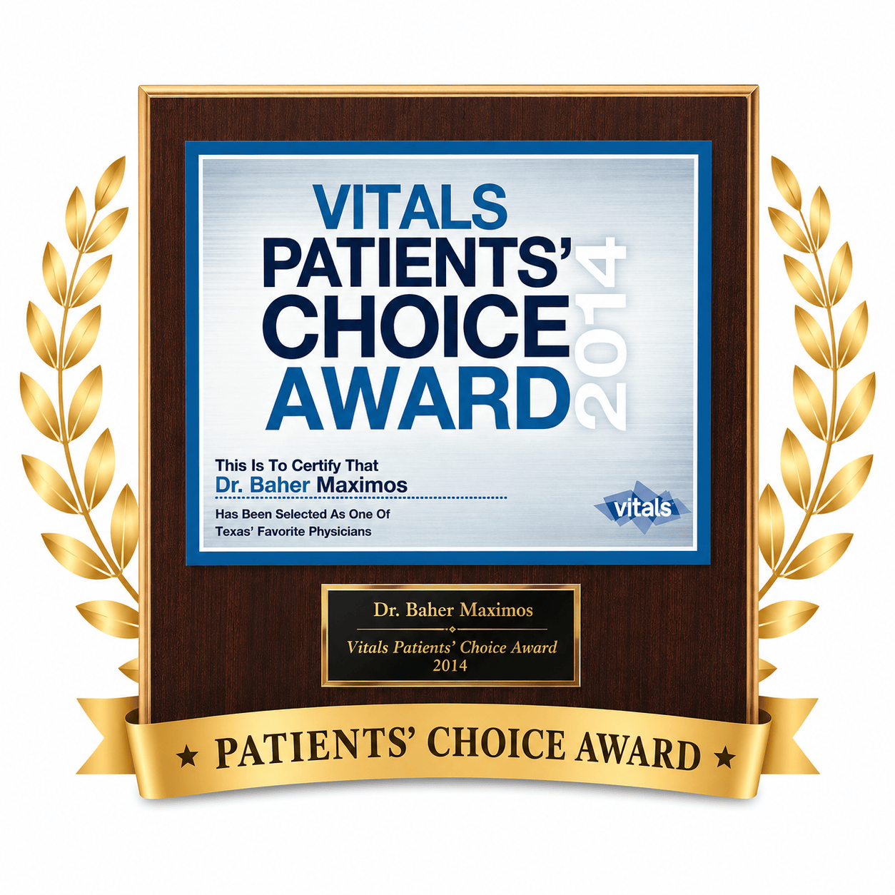 Patients' Choice Award 2014