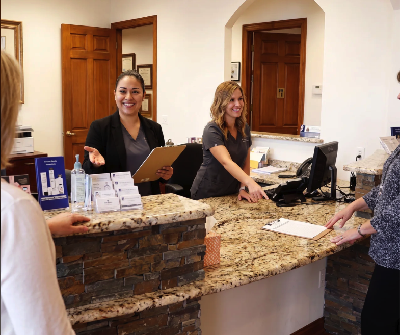 Front desk team at Hand Surgery Specialists of Texas